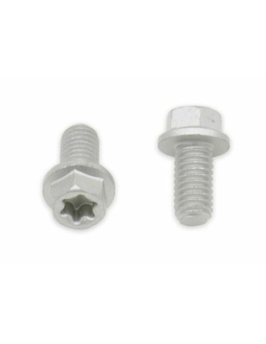 BOLT Șurub cu cap hexagonal/Torx M6x1x12mm 10 buc. Gri