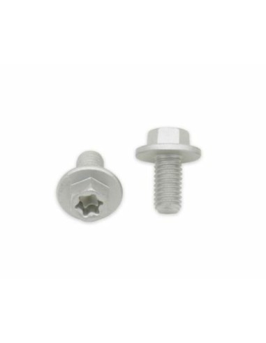 BOLT Șurub cu cap lat hexagonal/Torx M6x1x12mm 10 buc. Gri