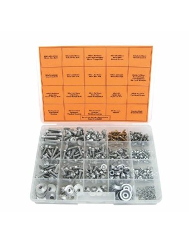 BOLT Mixed Euro Screws Assortment 336 pièces