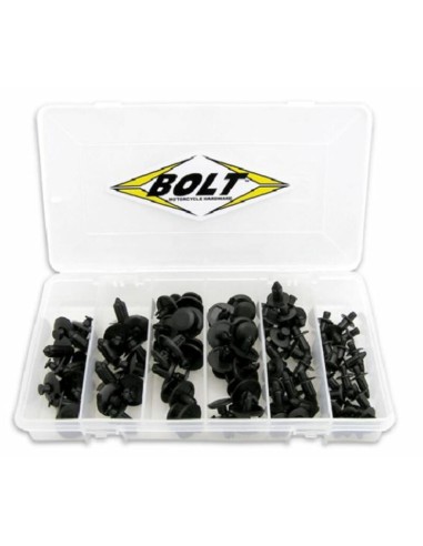 BOLT Nylon Nit Sortiment M6/M7/M8 Negru