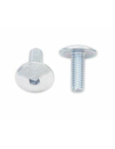 BOLT Surub cu cap de cararen M6x1x16mm 10 bucati Argintiu