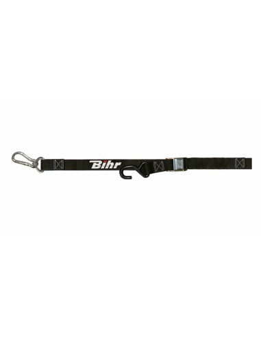 BIHR Hook Straps with Snap Black