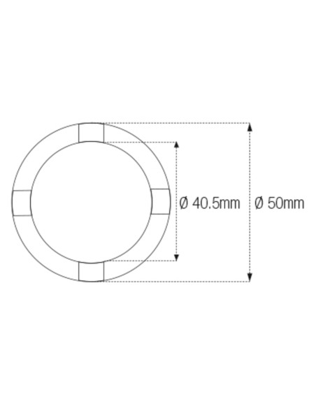 Mufa piuliță cheie JMP pentru braț oscilant/șasiu ID40.5mm/OD50mm 4 pini Honda