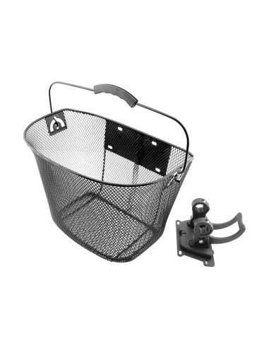 V BIKE Bike Basket w/ Handle - Handlebars Ø22,2 - 31,8mm