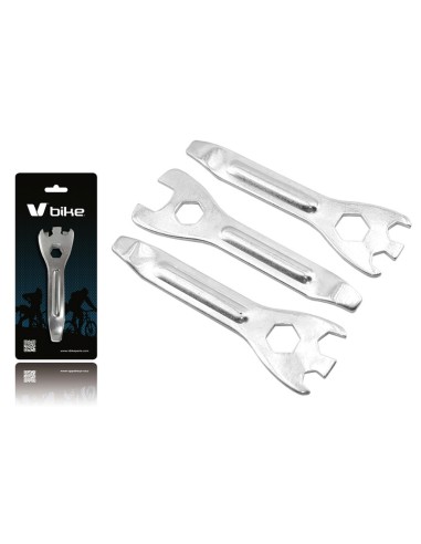 V BIKE Tire Levers Set + Wrenchs Multi Use