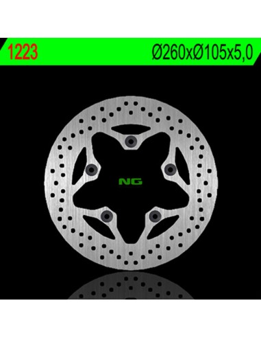 NG BRAKES Round Fixed Brake Disc