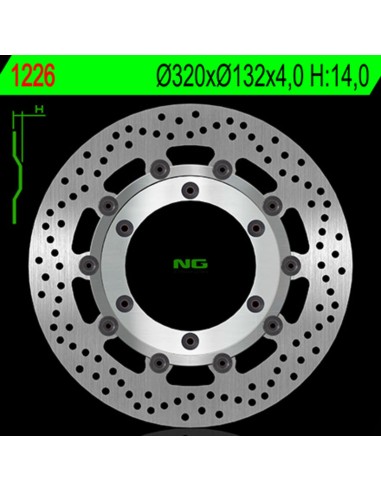 NG BRAKES Round Floating Brake Disc