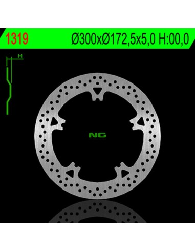 NG BRAKES Floating brake disc - 1319