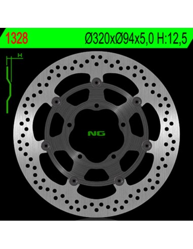 NG BRAKES Round Floating Brake Disc