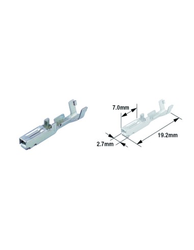 Pin terminal electric TOURMAX tip 070 (FRY)