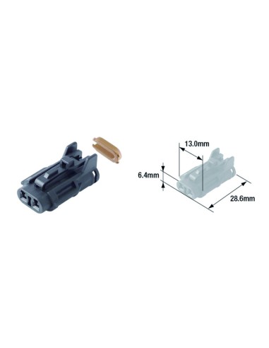 TOURMAX Electrical Male Coupler Waterproof Type 070 (FRY)