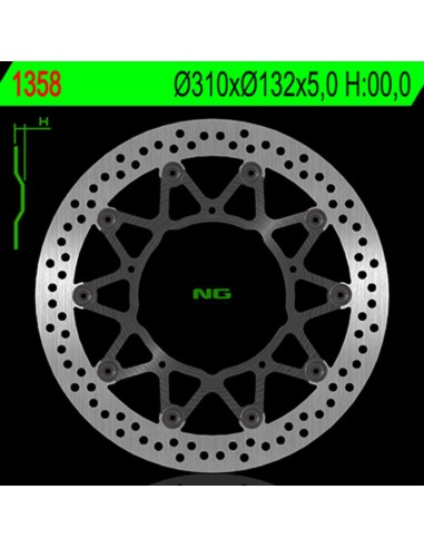 NG BRAKES Round Floating Brake Disc