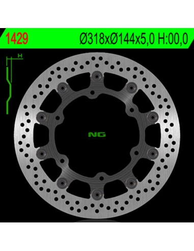 NG BRAKE DISC Disc de frana plutitor - 1429