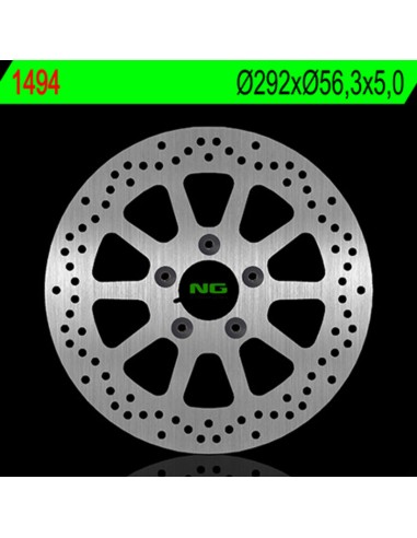 NG BRAKES Fix Brake Disc - 1494