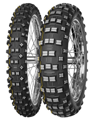 Anvelopa MITAS TERRA FORCE-EF 140/80-18 M/C 70R TT FIM SUPER galben