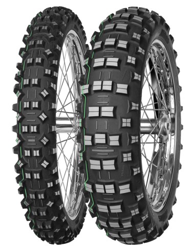 Anvelopa MITAS TERRA FORCE-EF 120/90-18 M/C 65M TT FIM SUPER LIGHT verde