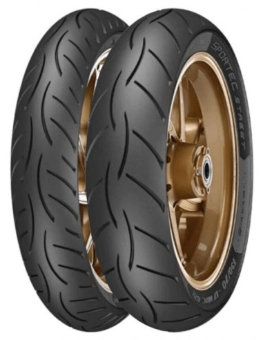 METZELER Tyre SPORTEC STREET 2 (F/R) 90/80-17 M/C 46S TL