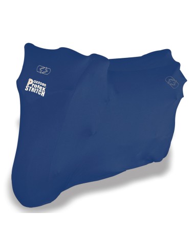 OXFORD Indoor Protective Cover Protex Stretch Blue - Moto / Scooter - S