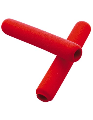 V PARTS Foam Lever Grips Red