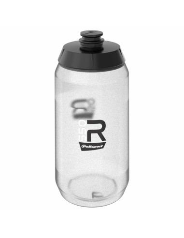 POLISPORT Water Bottle R550 Clear Screw-On Cap 550ml