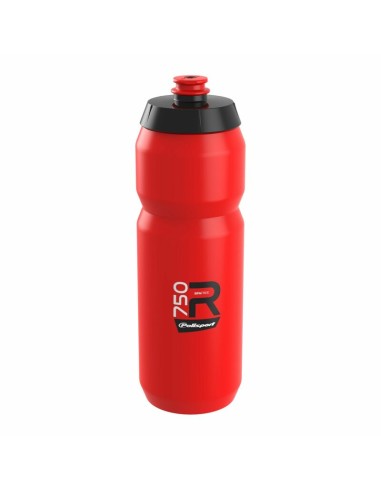 POLISPORT Water Bottle R750 Red Screw-On Cap 750ml