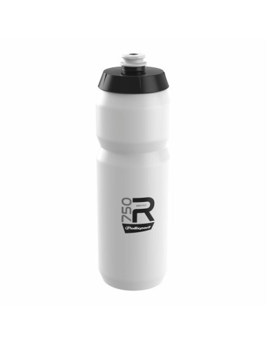 POLISPORT Water Bottle R750 White Screw-On Cap 750ml