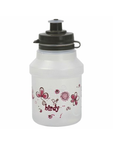 POLISPORT Water Bottle Birdy Clip-On Cap Clear 350ml