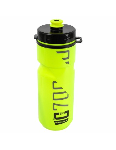 POLISPORT Water Bottle C700 Lime Green / Black Clip On Cap 700ml