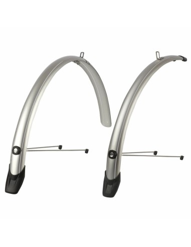 POLISPORT Set Of Mudguards Towny 26/51mm - Silver