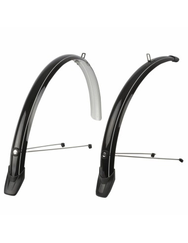 POLISPORT Set Of Mudguards Towny 28/46mm - Black