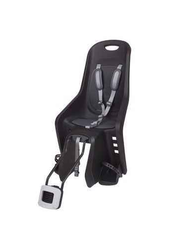 POLISPORT Bubbly Maxi Plus FF 29" Rear Child Bike Seat Frame Mounting - Black/Dark Grey