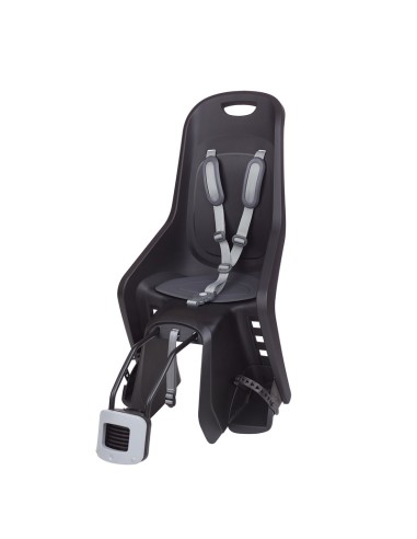 POLISPORT Bubbly Maxi Plus FF Rear Child Bike Seat Frame Mounting - Black/Dark Grey