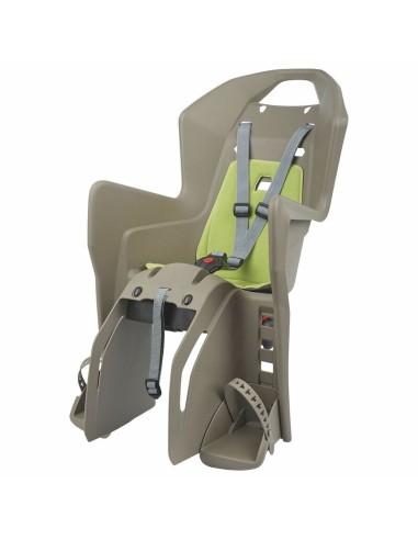 POLISPORT Koolah CFS Rear Child Bike Seat Carrier Mounting - Brown/Green