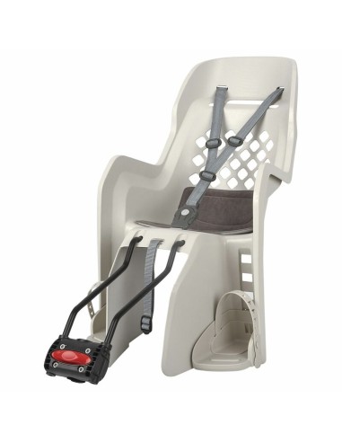 POLISPORT Joy FF 29" Rear Child Bike Seat Frame Mounting - Cream/Dark Gray