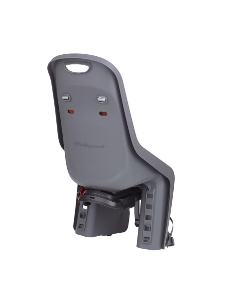 POLISPORT Bubbly Maxi Plus CFS Suport pentru scaunul spate pentru biciclete pentru copii - Gri cărbune/Maro