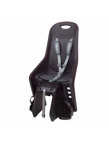 POLISPORT Bubbly Maxi Rear Child Bike Seat Carrier Mounting - Black/Dark Grey