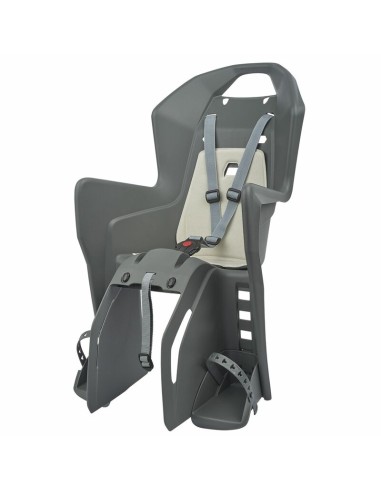 POLISPORT Koolah RMS Front Child Bike Seat Carrier Mounting - Charcoal Gray/Cream