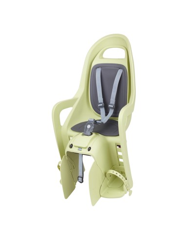 POLISPORT Groovy Maxi CFS Rear Child Bike Seat Carrier Mounting - Light Green/Dark Gray