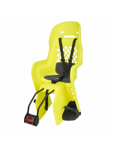 POLISPORT Joy FF Rear Child Bike Seat Frame Mounting - Neon Yellow/Dark Gray