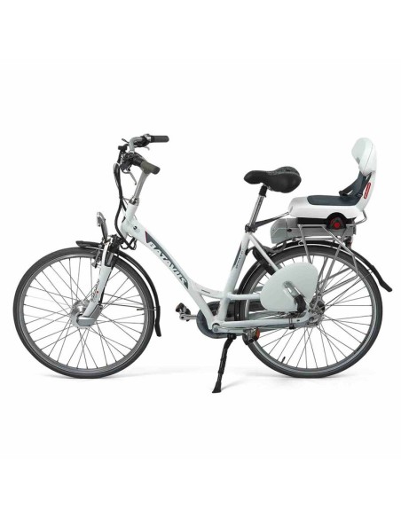 POLISPORT Guppy Junior Rear Child Bike Seat Carrier Mounting - Light Gray/Dark Gray