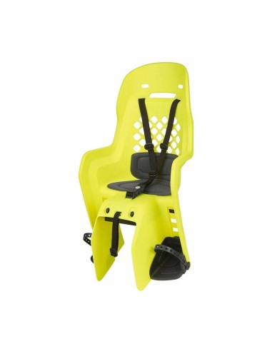 POLISPORT Joy CFS Rear Child Bike Seat Carrier Mounting - Neon Yellow/Dark Gray