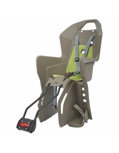 POLISPORT Koolah 29" Rear Child Bike Seat Frame Mounting - Brown/Green