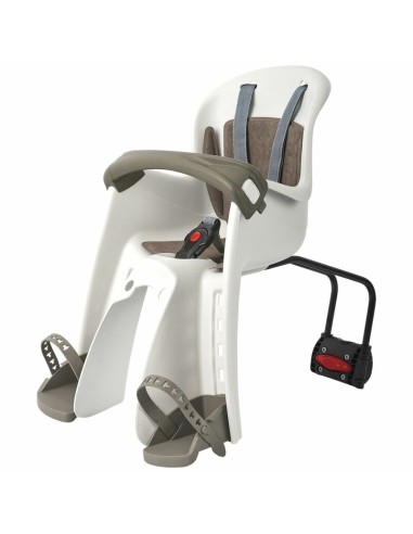 POLISPORT Bilby Junior FF Front Child Bike Seat Frame Mounting - Cream/Brown