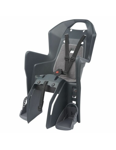 POLISPORT Koolah CFS Rear Child Bike Seat Carrier Mounting - Dark Grey/Silver