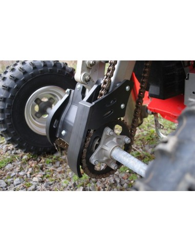 AXP Rear skid plate - HDPE 6mm Honda TRX450R