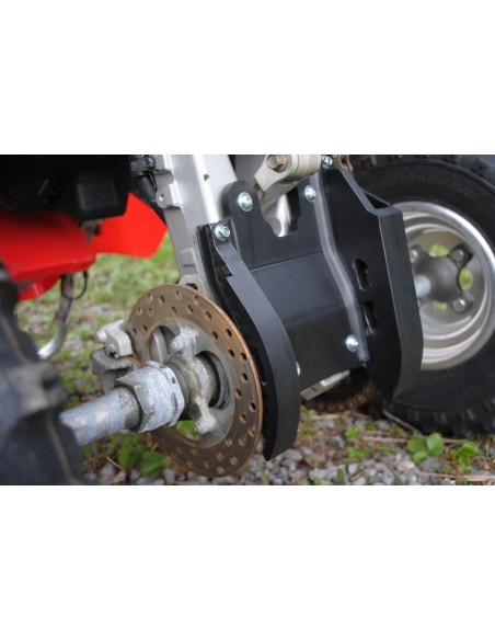 AXP Rear skid plate - HDPE 6mm Honda TRX450R