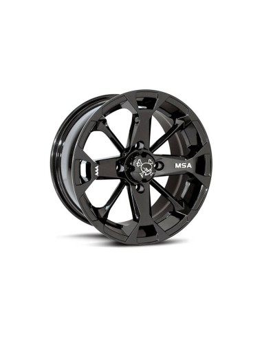 MSA WHEELS M17 Elixir Jantă Utilitară Aluminiu Negru 12x7 4x137 4+3