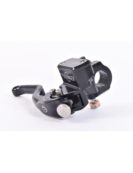 Cilindru principal ambreiaj radial BERINGER Aerotec® Ø20,5mm Rezervor integrat negru (pârghie radială tip 5 - 16cm)
