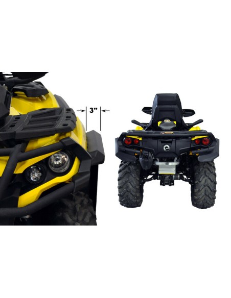 DIRECTION 2 Overfender Kit Black Can-Am Outlander Max