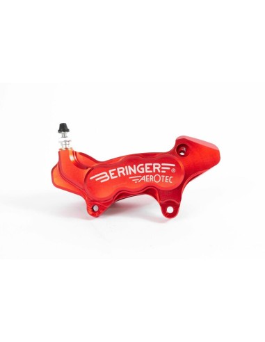 Etrier de frână axial stânga BERINGER Aerotec® 6 pistoane Ø27mm roșu